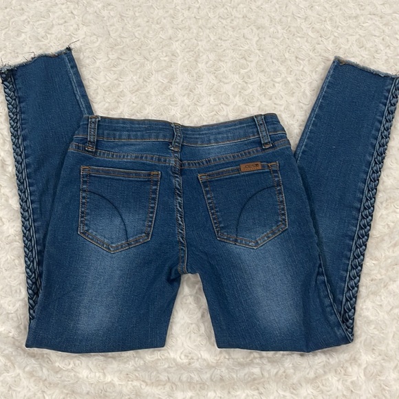 JOE’S Raw Hem Ankle Skinny Jeans kids size 12. In excellent used condition. - Picture 5 of 11